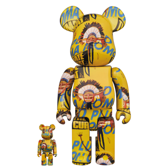 【 BE@RBRICK | 100%+400% BASQUIAT#3 】