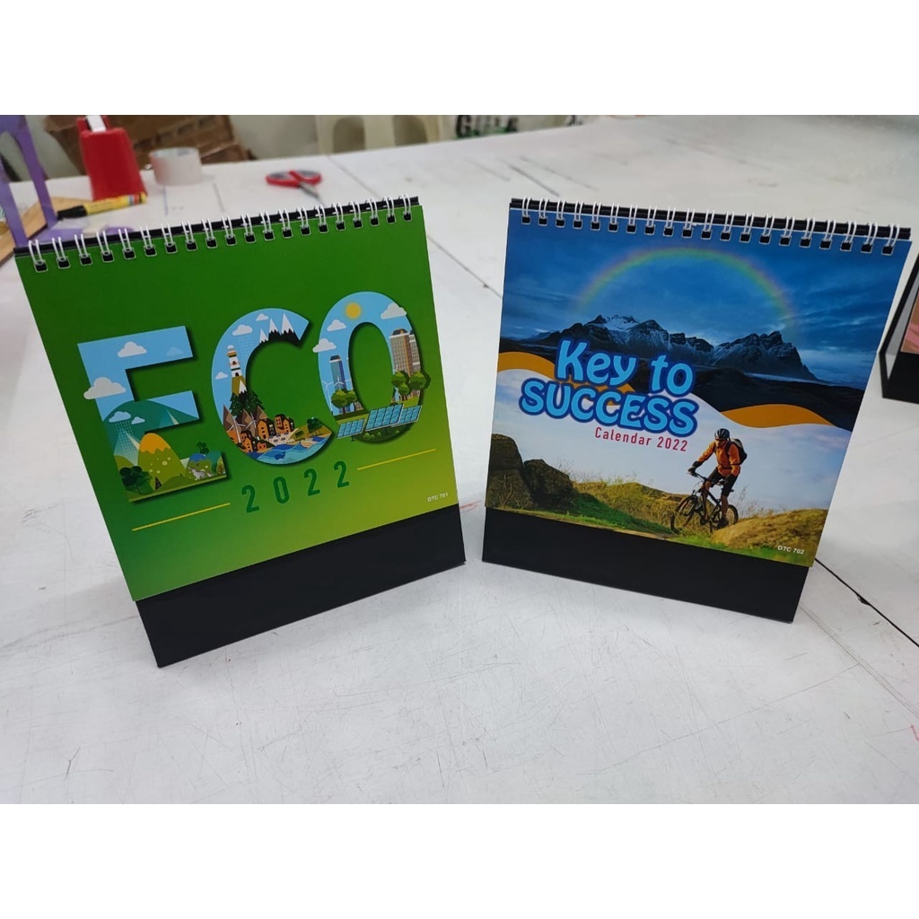 *Ready Stock* 2022 Kalender Meja Desktop Table Calender  Year 2022