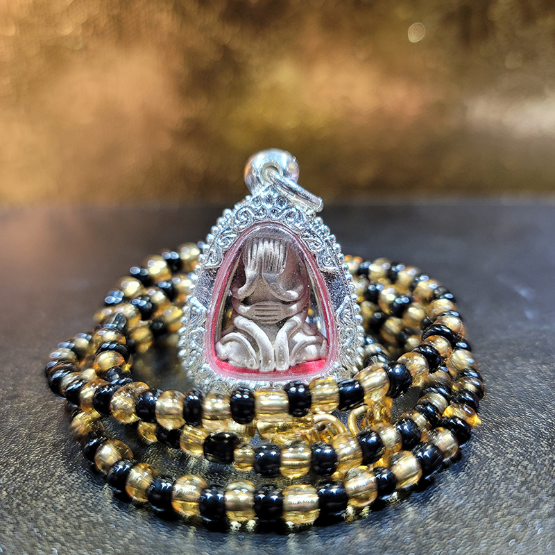 龍婆冠-純銀經文必打