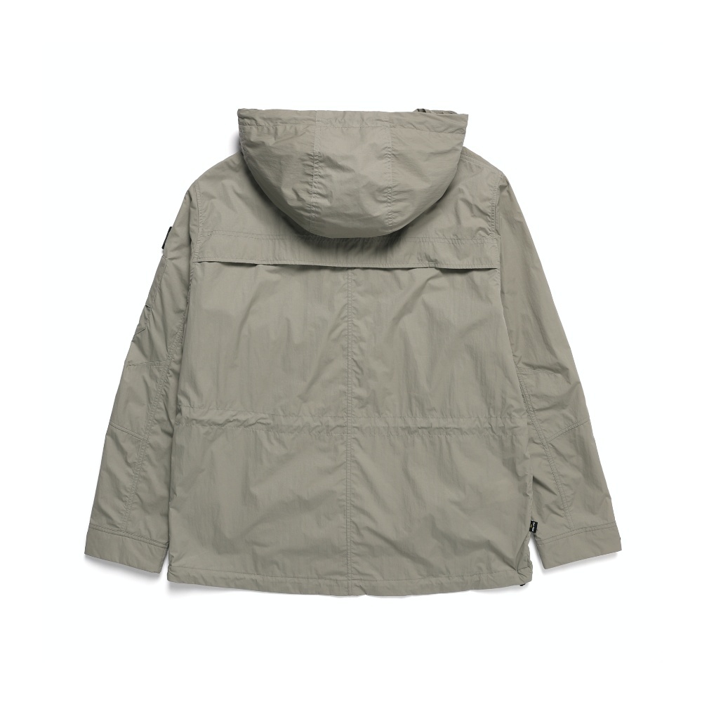 Sleeve Pocket Single Layer Anorak Jacket