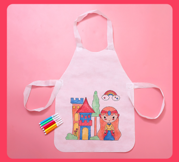 DIY卡通塗色圍裙 63959