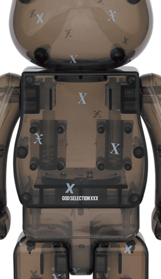 BE@RBRICK - 【未開封品】 XXX BLACK CLEAR 100% &amp; 400% BE@RBRICK | 100%+400% XXX Clear Black 】