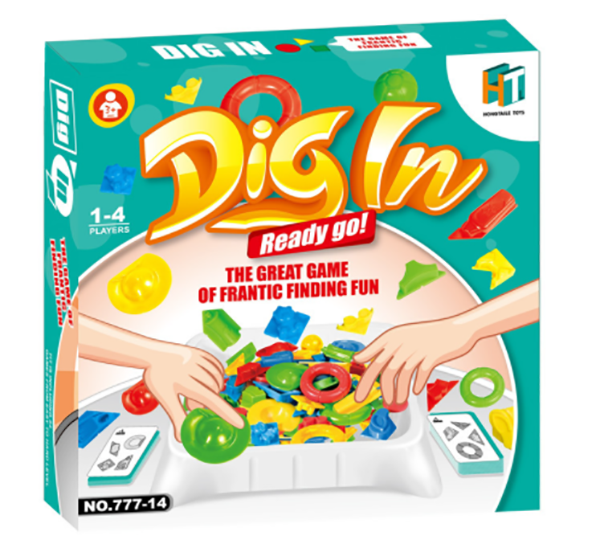 現貨區 挖掘物品形狀配對桌遊 777-14