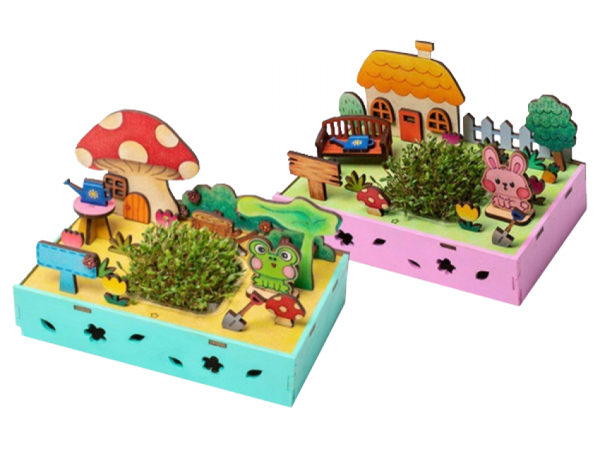 DIY農場小屋盆栽種植材料包 A30189