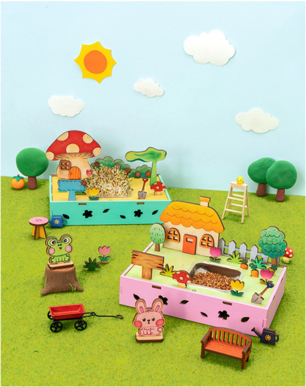 DIY農場小屋盆栽種植材料包 A30189