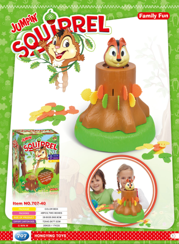 彈跳松鼠桌遊 707-40