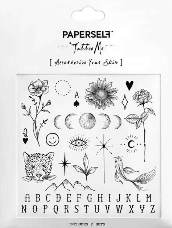 Paperself｜戀上迷你 Little Motifs 刺青紋身貼紙