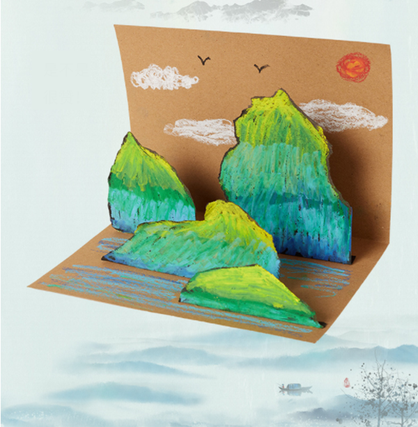 現貨區 DIY千里江山圖材料包 M7148