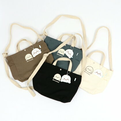 Sirotan 帆布單肩包-焦茶色