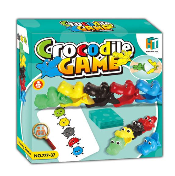 現貨區 鱷魚顏色排列桌遊777-37
