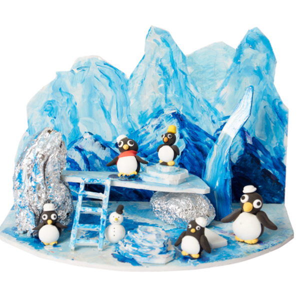 DIY冰川上的企鵝材料包 M7154