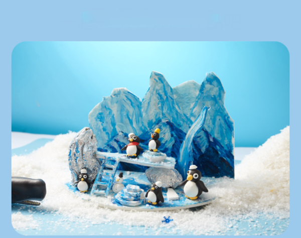 DIY冰川上的企鵝材料包 M7154