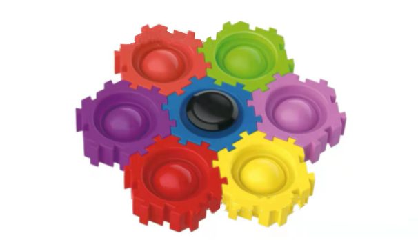 拼裝減壓泡泡樂旋轉陀螺 168-28