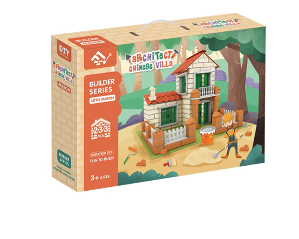 現貨區 DIY積木泥瓦拼搭房屋 RL05082719