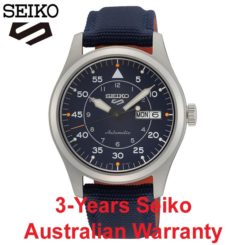 Seiko 5 Sports Flieger Automatic SRPH31K1 Blue Watch