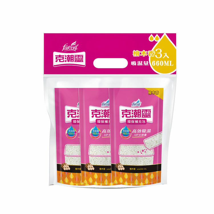 【克潮靈】除濕桶補充包-檜木香