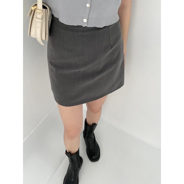【imfine】給你好比例 韓國質感西裝短裙 #4253