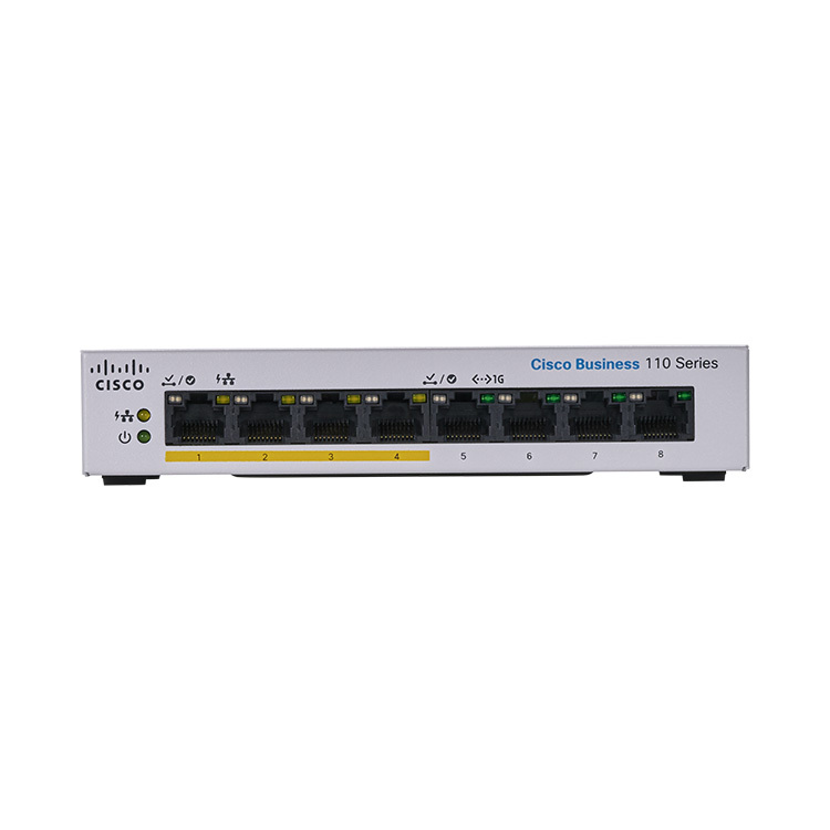 Cisco CBS110 8-Port Gigabit (4-Port with PoE,total 32W)