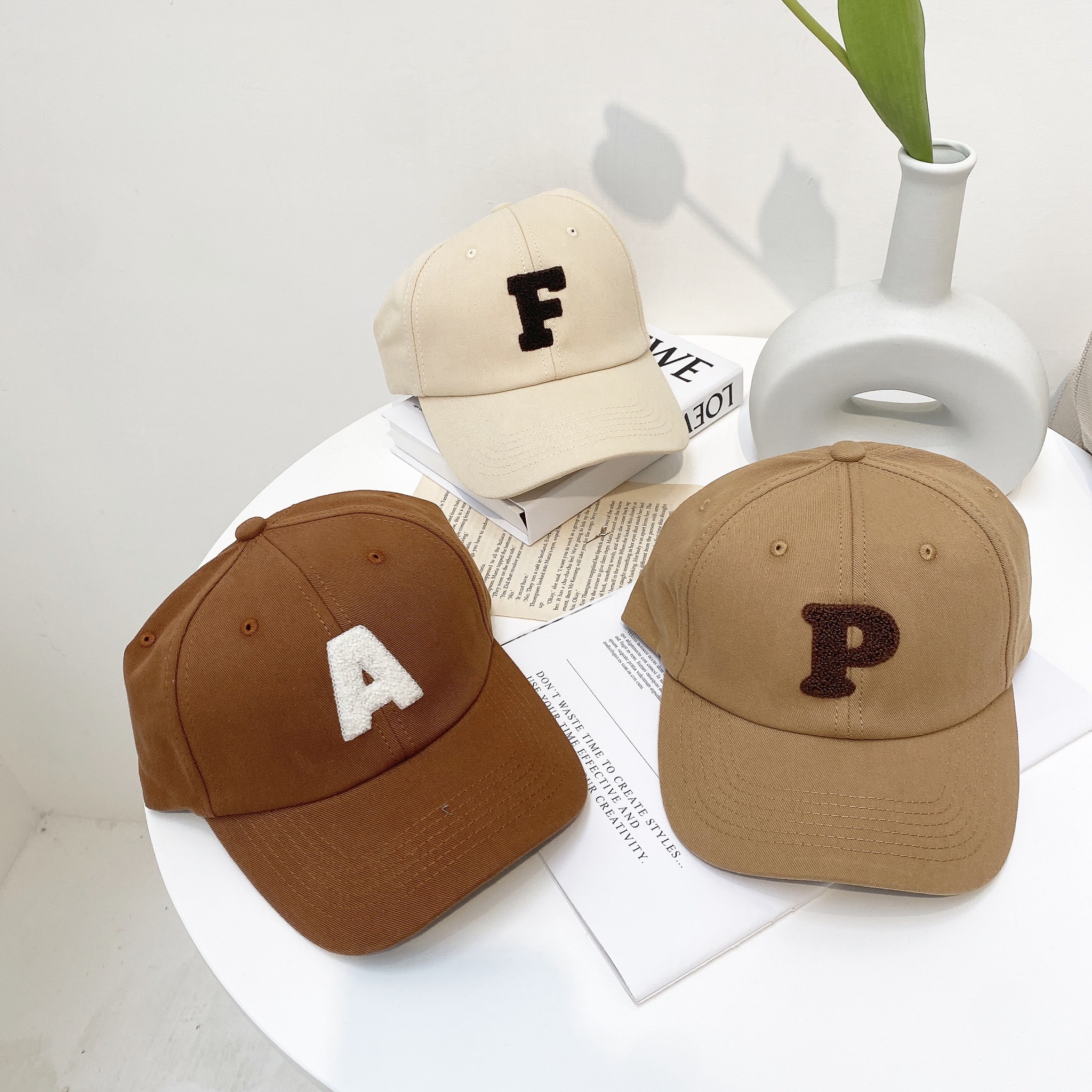 英文字Q毛老帽/六色