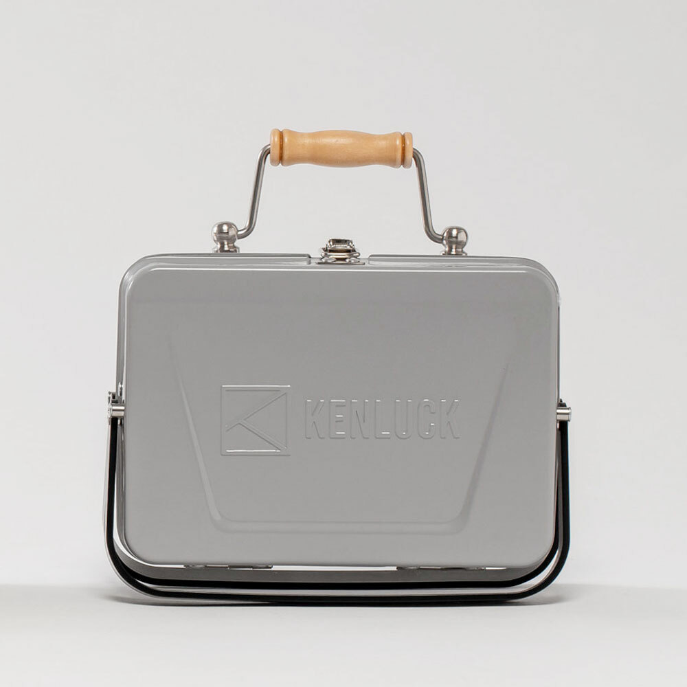 KENLUCK Mini 迷你款攜帶型烤肉架-水泥灰