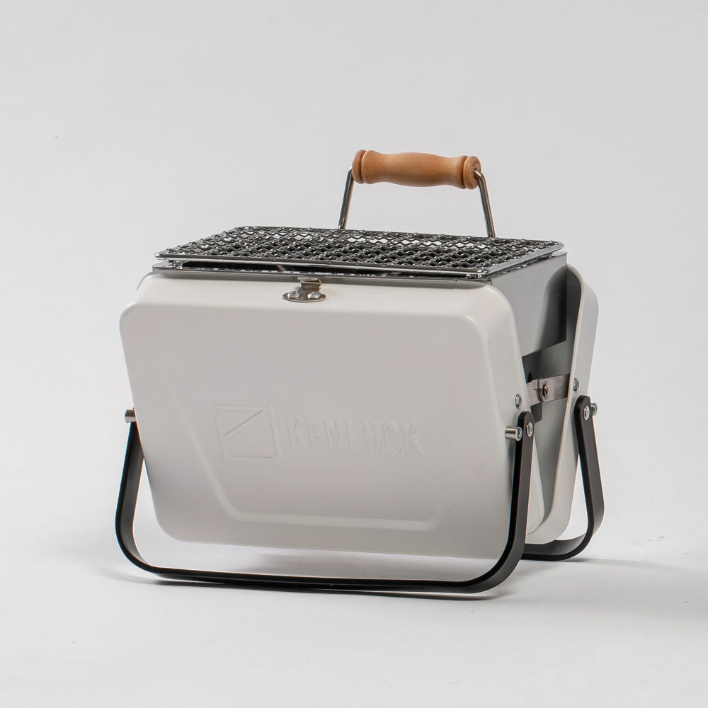 【福利品】KENLUCK Mini 迷你款攜帶型烤肉架-雅典白