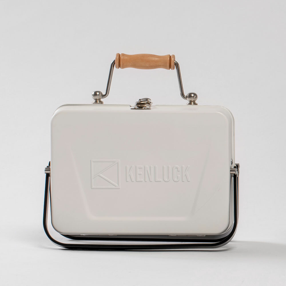 【福利品】KENLUCK Mini 迷你款攜帶型烤肉架-雅典白