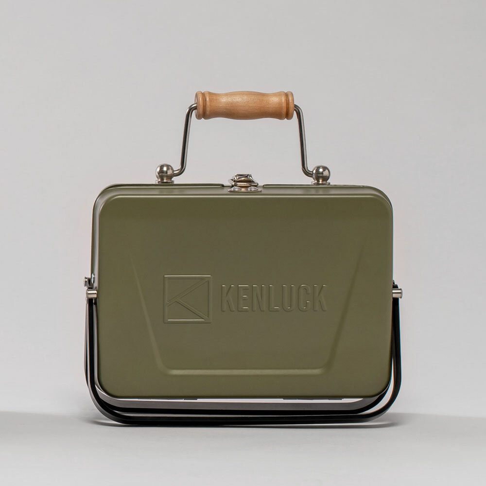 【福利品】KENLUCK Mini 迷你款攜帶型烤肉架-史丹綠