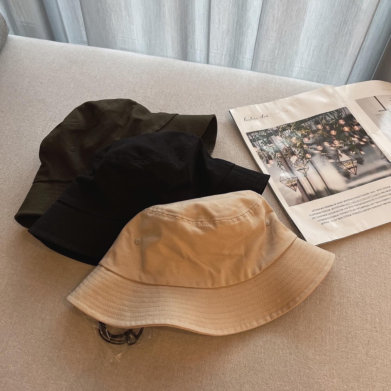 一頂很素的漁夫帽/三色