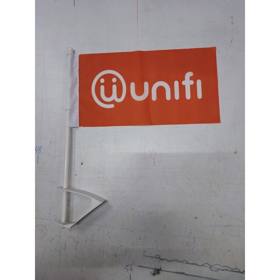 *Ready Stock* Unifi Bendera Kereta Car Flag Two Side Printing *READY STOCK*