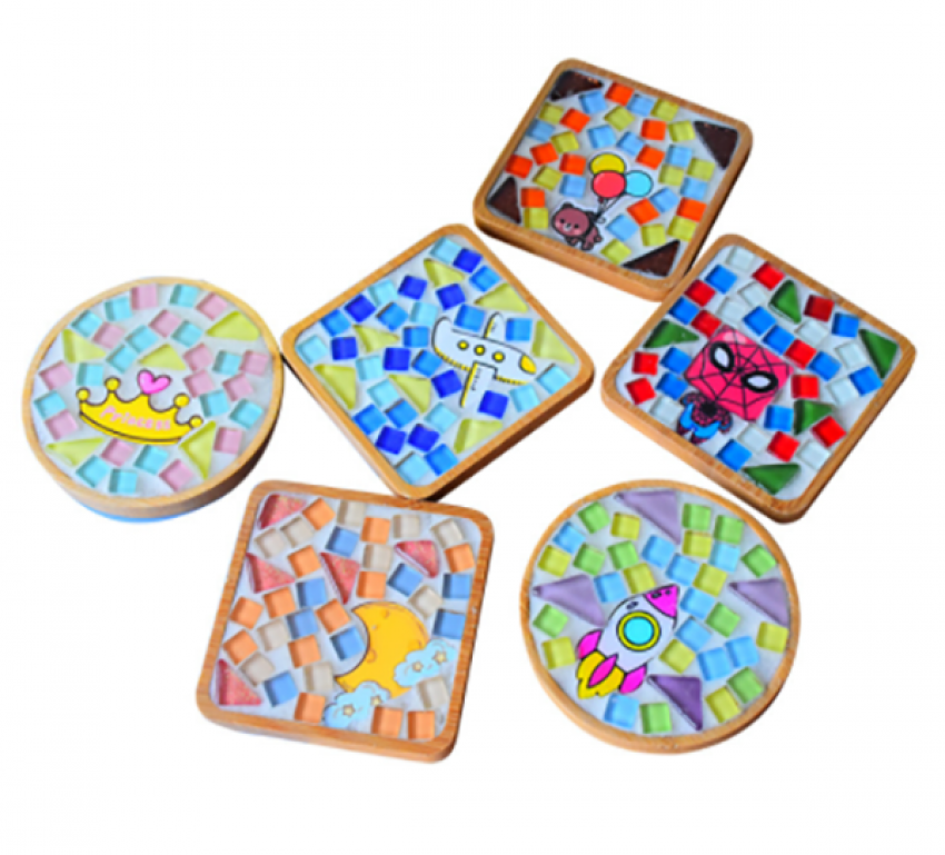 DIY馬賽克杯墊材料包 M2591