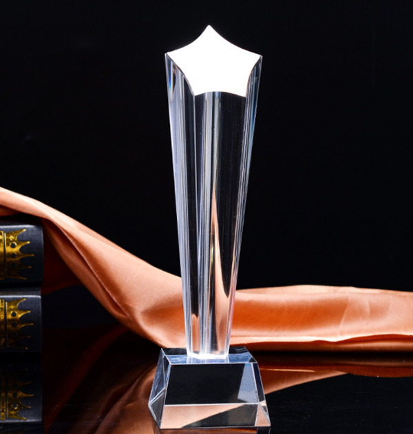 星型水晶獎座 23-27CM CC5