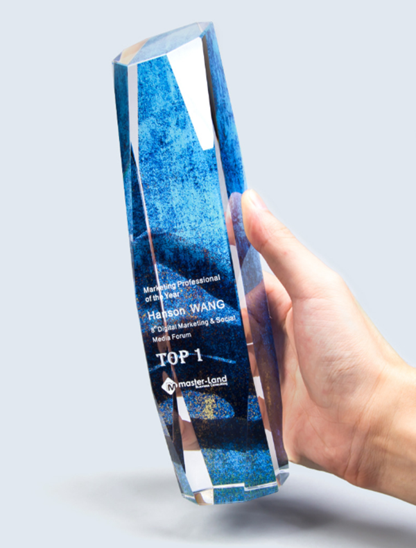 冰山之巔水晶獎座 SJ04