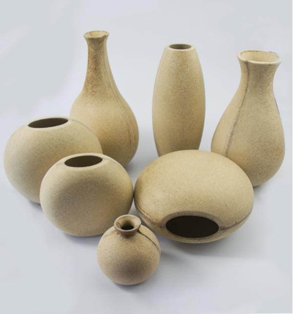 DIY木質白胚插花瓶 62982