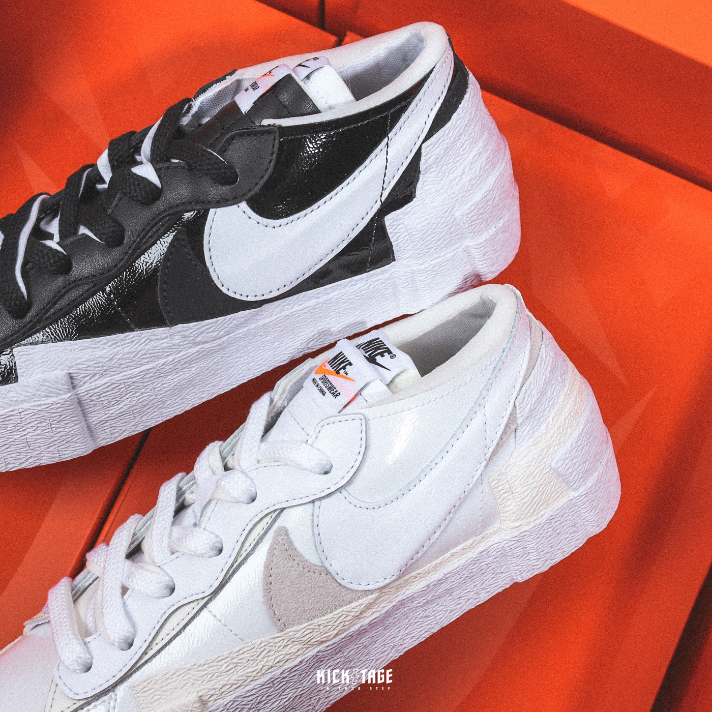 Sacai x Nike BLAZER LOW 解構雙勾時尚休閒鞋DM6443-100 DM6443-001