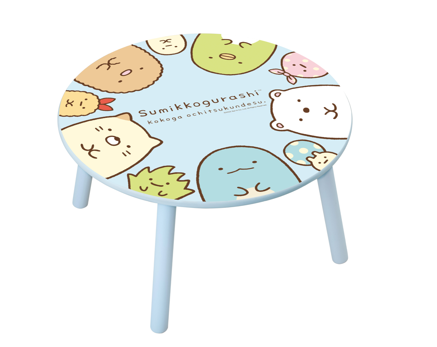 日本直送 角落生物 兒童木桌 木製檯