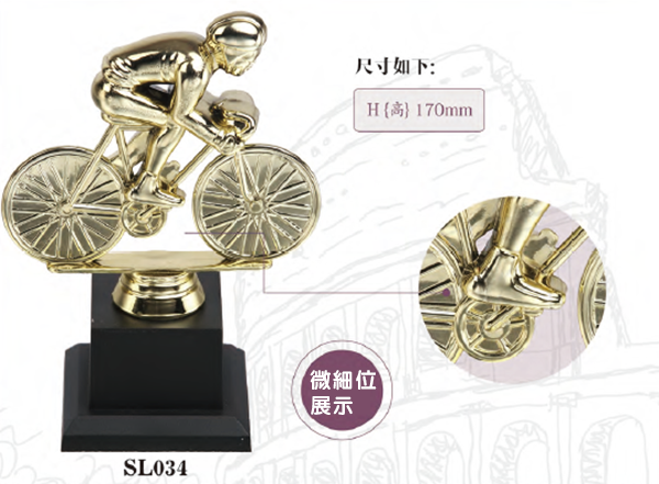 SL034 優質樹脂獎盃 SL034