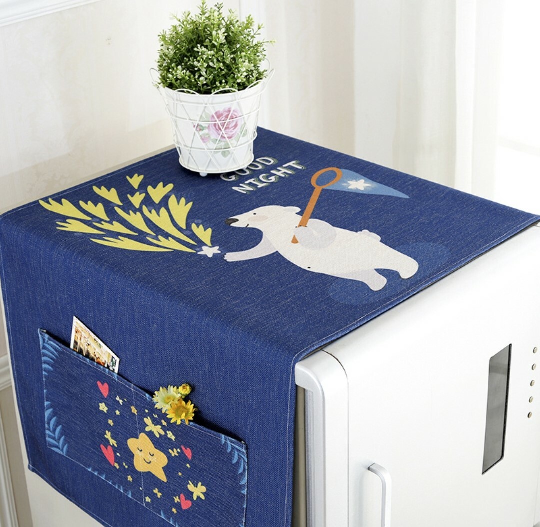 北歐插畫風冰箱洗衣機蓋布(多款可選)