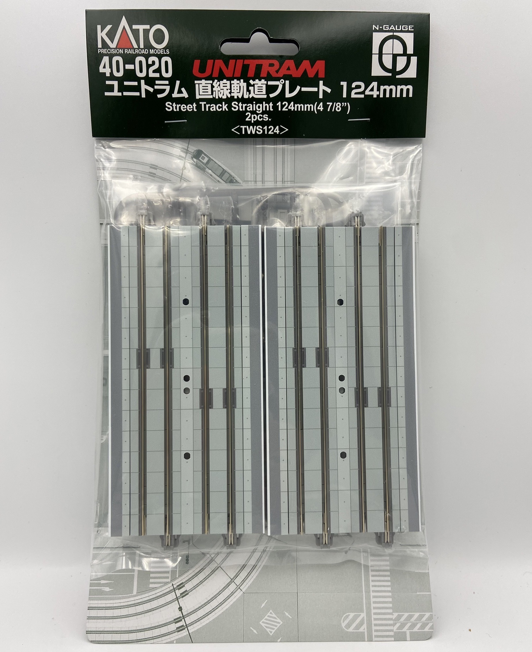 Kato 40-020 N規 路面電車直軌 124mm