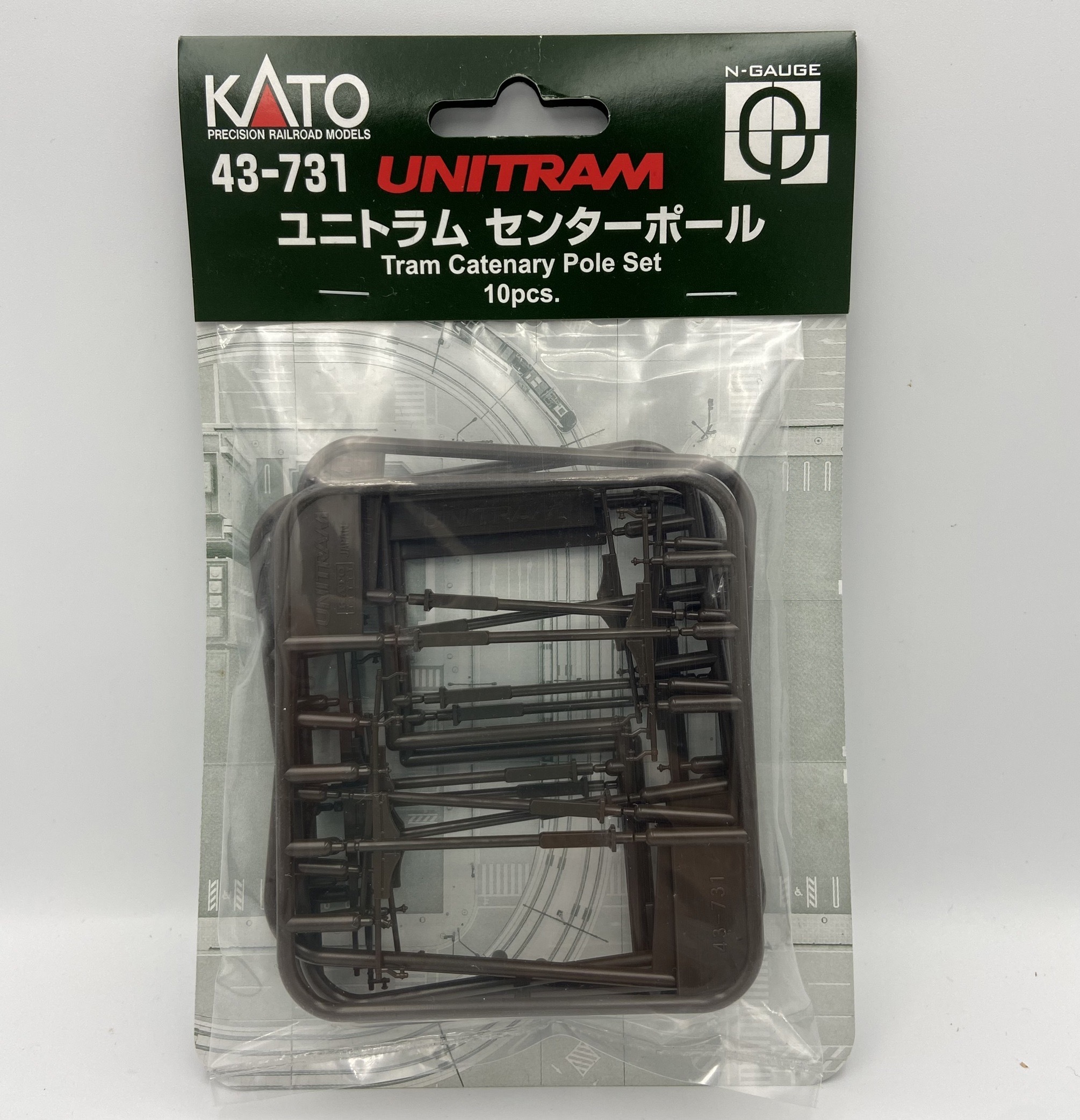 Kato 43-731 N規 Train Catenary Pole Set