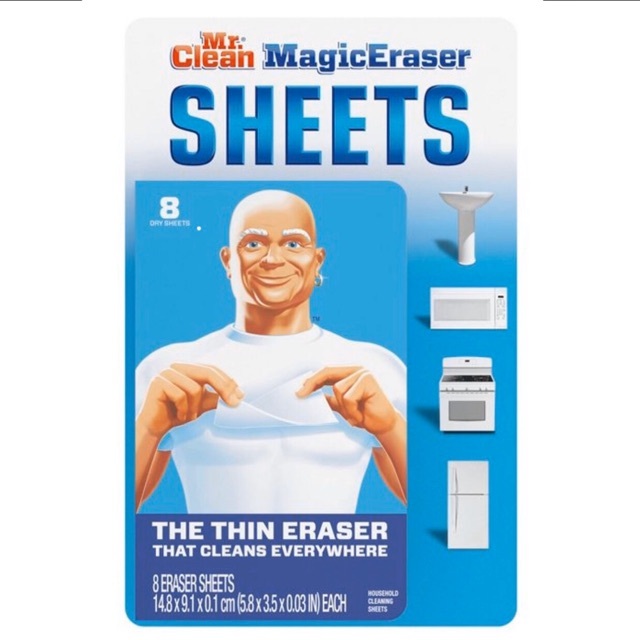 MR. CLEAN® Magic Eraser Household Cleaning Dry Sheets 8
