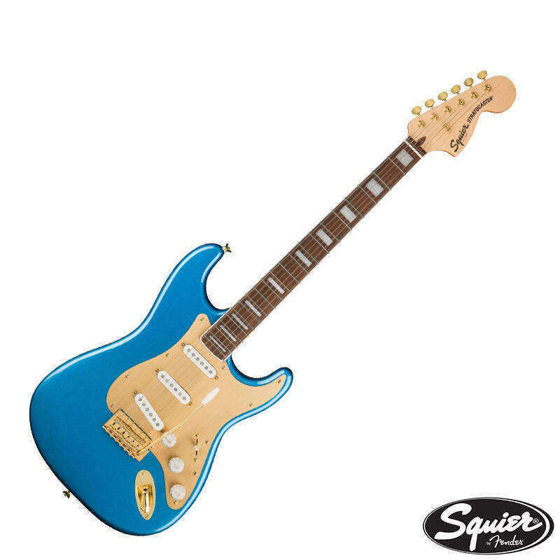 40週年 Squier 40th Anniversary Strat Gold Edition 電吉他