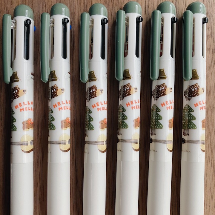 OKATAOKA 露營熊 三色筆＋自動鉛筆｜ 日本Greeting Life