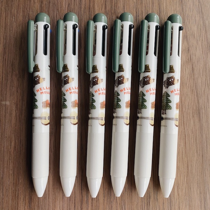 OKATAOKA 露營熊 三色筆＋自動鉛筆｜ 日本Greeting Life