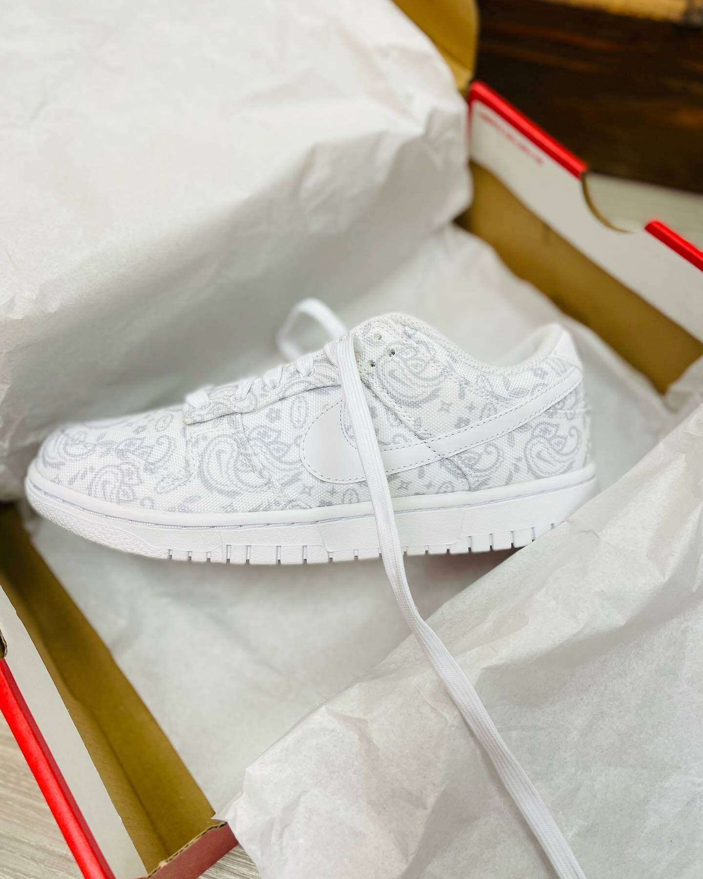 {現貨} Nike Dunk Low "White Paisley"  DJ9955-100