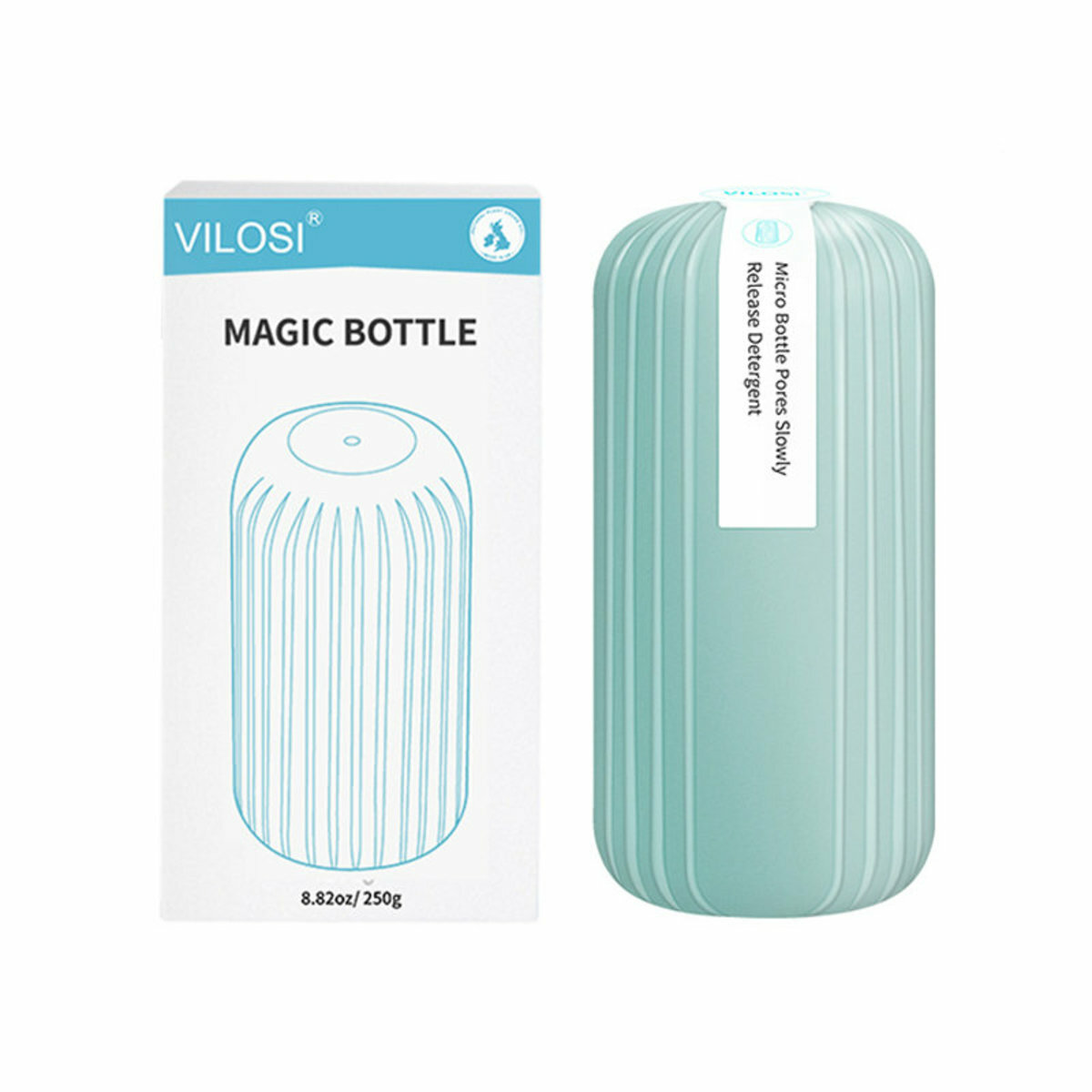 VILOSI 馬桶除臭藍泡泡廁所去漬清潔劑│自動潔廁x持續清潔