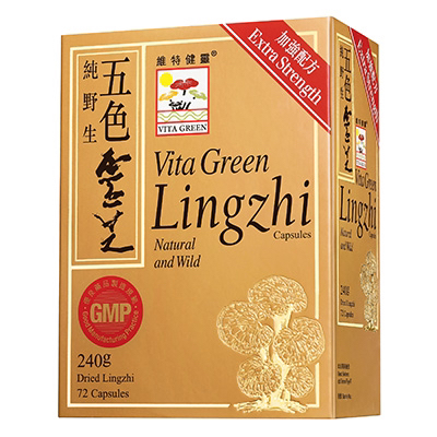 Vita Green維特健靈 純野生五色靈芝 72粒
