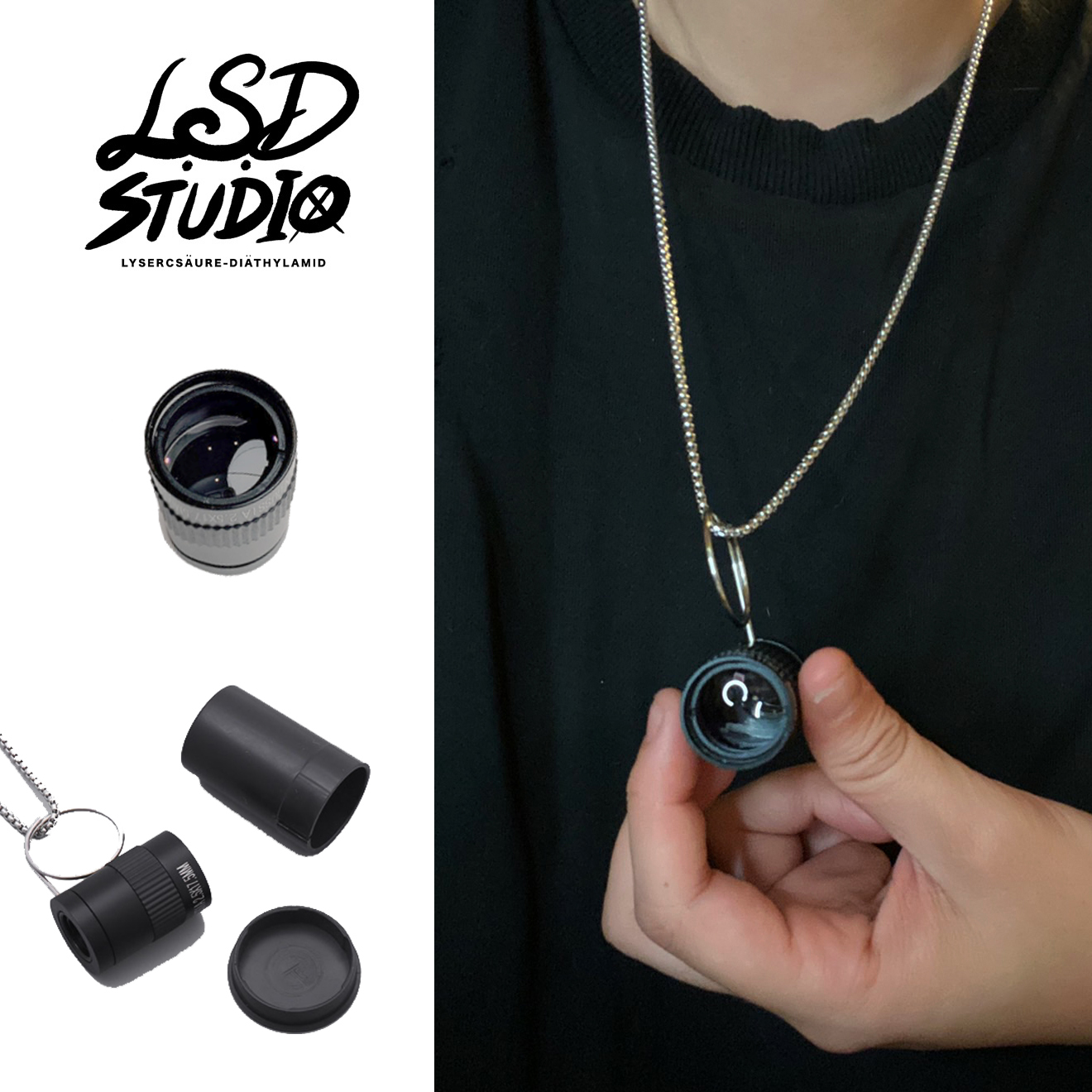 【ACCC004】沒事看看遠方望遠鏡設計項鍊