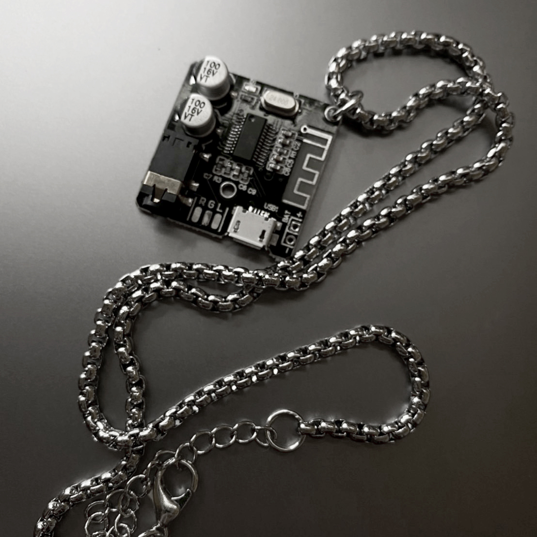 【ACDZ001】機械風主機板設計項鍊