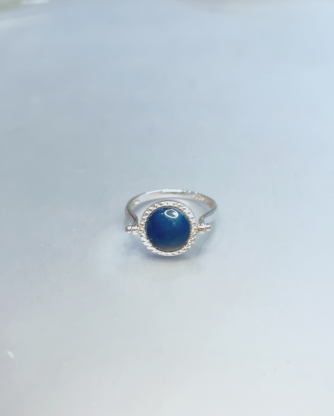 幻變藍光01丨藍珀戒指項鍊雙用款