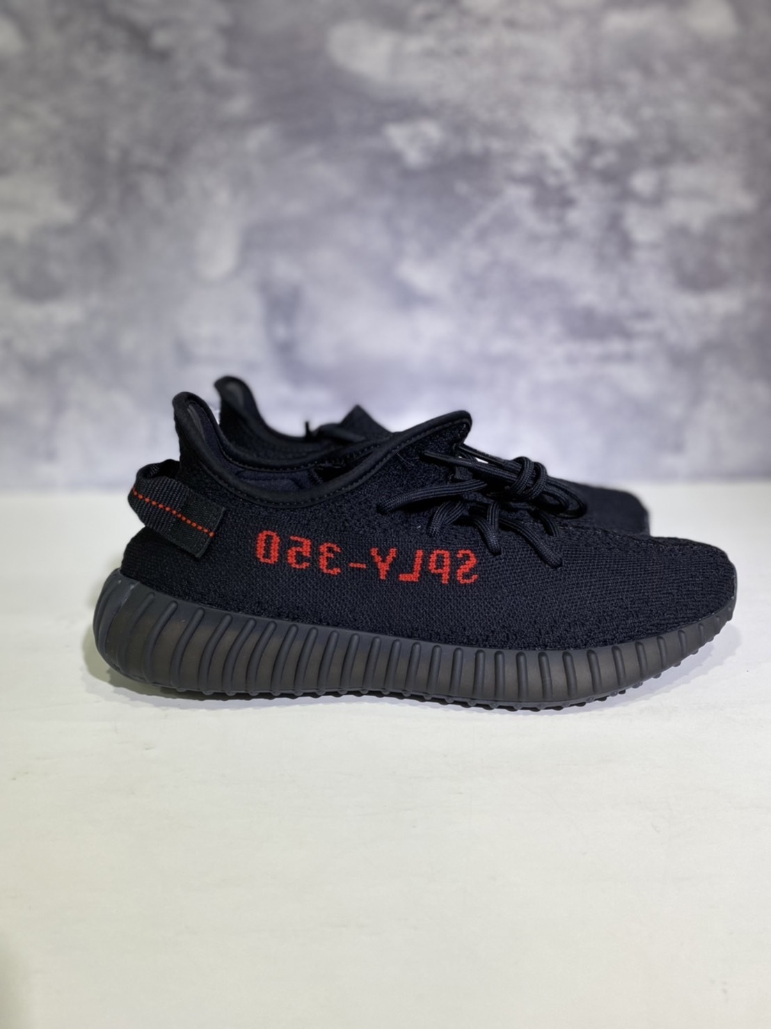 現貨 Addidas Yeezy Boost 350 V2 "Black" CP9652 黑紅字 男女同款 現貨23 鞋盒225有誤
